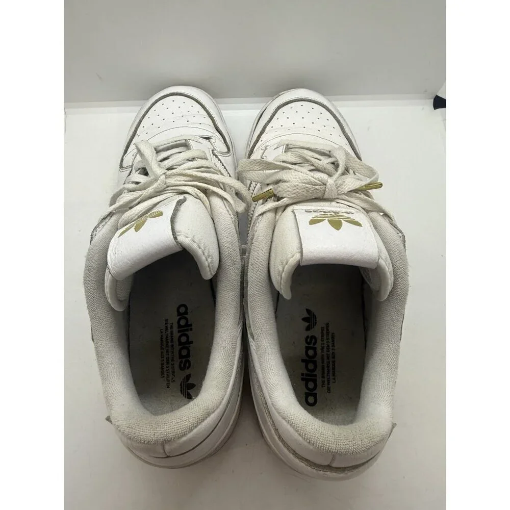 Adidas Originals Forum Low Classic White Gold Tumbled Leather IG0690 Men's 11 US